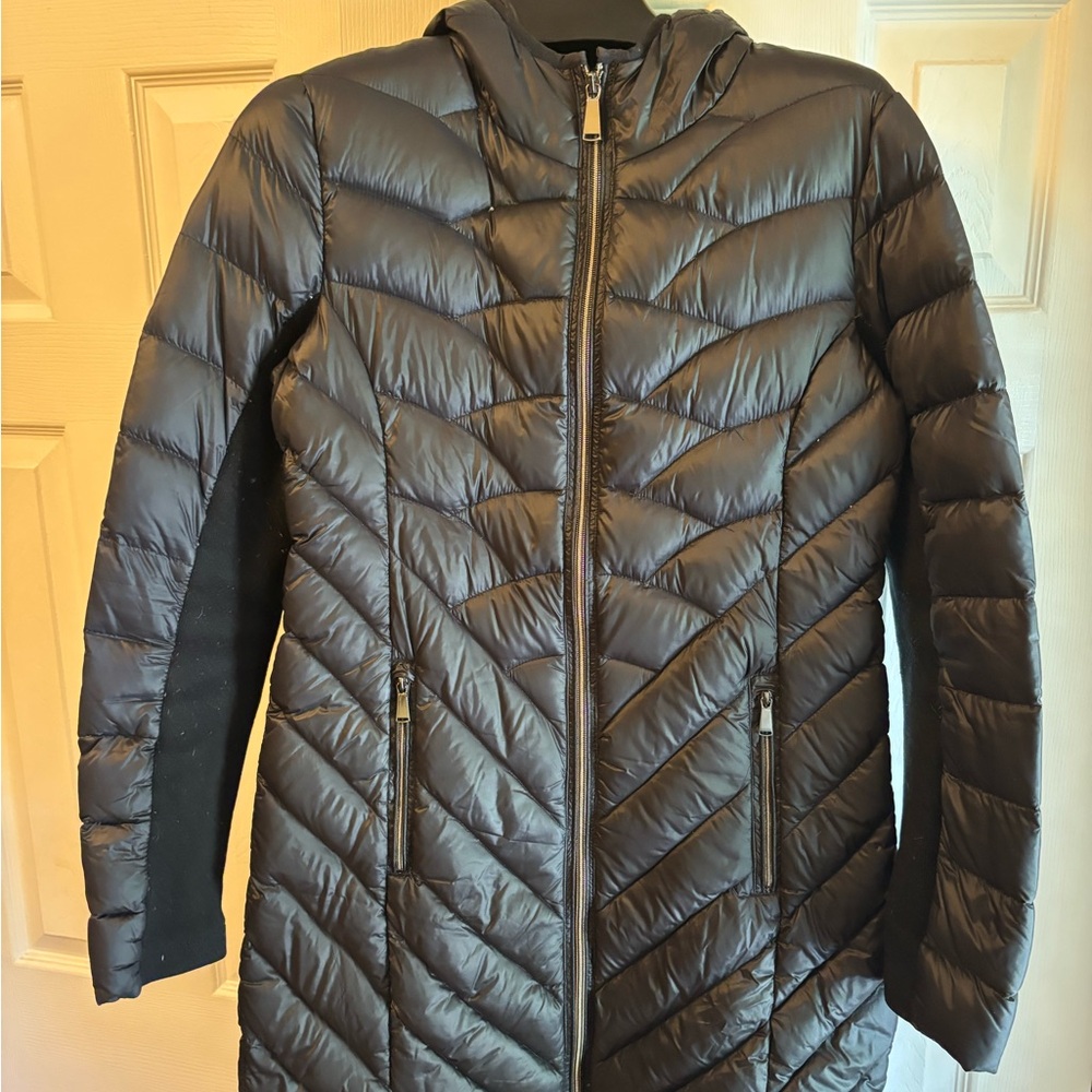 Barneys New York Black Puffer Jacket